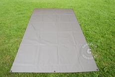 Bâche, bâche de sol 1,7x2,7m PVC, Gris