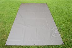 Plane, Bodenplane 2,6x6,1m PVC, Grau