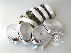 Sangles à cliquet, Blanc, 4 unités