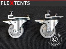 Roulettes FleXtents® pour cadres PRO et Xtreme, 2pcs.