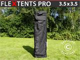 Sac de transport avec roulettes, Flextents PRO 3,5x3,5m, Noir