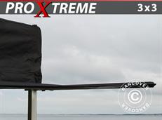 FleXtents Xtreme 50 3m Überhang, Schwarz mit Konnektoren