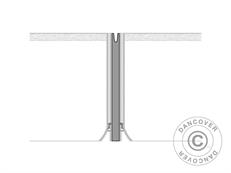 Panneaux d’étanchéité pour les tentes pliantes FleXtents® PRO de la gamme 4m, Gris, 2 pcs.