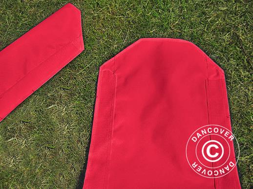 Gouttière 8m, Rouge, pour FleXtents Gouttière 8m, Rouge, pour FleXtents