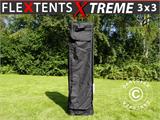 Carry bag w/ wheels, Flextents Xtreme 60 3x3 m, Black
