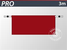Half sidewall for FleXtents PRO, 3 m, Red