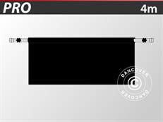 Half sidewall for FleXtents PRO, 4 m, Black