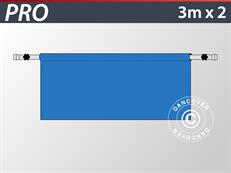 Half sidewall for FleXtents PRO, 6 m, Blue