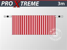 Half sidewall for FleXtents PRO Xtreme, 3 m, Striped