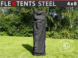 Bolsa de transporte con ruedas, FleXtents® Steel 4x8m, Negra