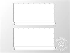 Muros laterales sin ventanas para carpa para fiestas PLUS 6m, 2 uds, Blanco