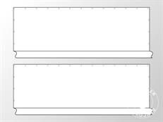 Parois sans fenêtre pour tentes de réception PLUS 10m, 2 pcs, Blanc