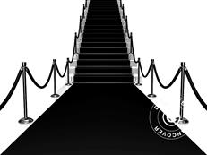 Tapis noir,  1,25x8m, 400g