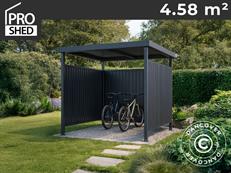 Abri à vélos 2,14x2,14x2,04m, 4,57m2, ProShed®, Anthracite