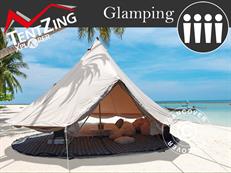 Bell Tent for glamping, TentZing®, 4x4 m, 4 Persons, Sand