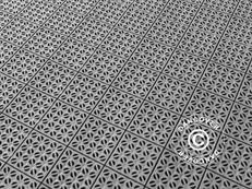 Kunstoffboden, Basic, Multiplate, Grau, 1,23 m² (4 Stk)