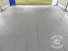 Losetas de plástico, Basic, Piastrella, Gris, 1,44 m² (9 pz.)