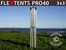 Structure en aluminium pour tente pliante FleXtents PRO 3x3m, 40mm