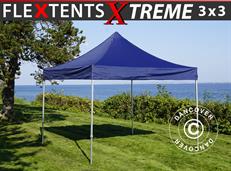 Tente pliante FleXtents Xtreme 50 3x3m Bleu foncé