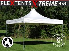 Pop up Gazebo FleXtents Xtreme 50 Heavy Duty 4x4 m, White