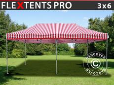 Faltzelt FleXtents PRO 3x6m Gestreift