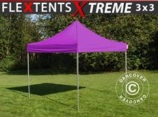 Tente pliante FleXtents Xtreme 50 3x3m Violet