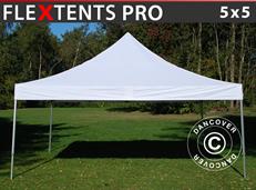 Tente pliante FleXtents PRO 5x5m Blanc