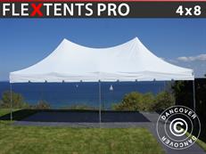 Tente pliante FleXtents PRO Peak Pagoda 4x8m Blanc
