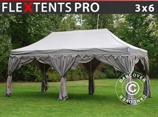 Faltzelt FleXtents PRO "Raj" 3x6m Latte/Orange
