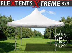 Tente pliante FleXtents Pagoda Xtreme 50 3x3m / (4x4m) Blanc