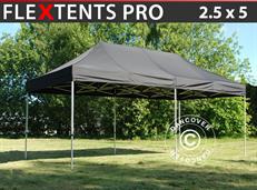 Tente Pliante FleXtents PRO 2,5x5m Noir