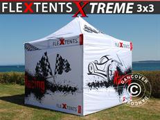 Tente pliante FleXtents Xtreme 50 Racing 3x3m, Edition limitée