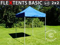Tenda Dobrável FleXtents Basic v.2, 2x2m Azul