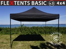Tenda Dobrável FleXtents Basic v.3, 4x4m Preto