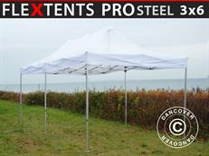 Pop up gazebo FleXtents PRO Steel 3x6 m Clear