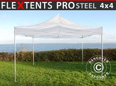 Pop up gazebo FleXtents PRO Steel 4x4 m Clear