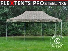 Carpa plegable FleXtents PRO Steel 4x6m Camuflaje