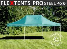 Saliekamā nojume FleXtents PRO Steel 4x6m Zaļš