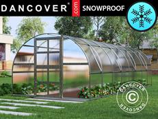 Broeikas polycarbonaat TITAN Arch 320, 24m², 3x8m, Zilver