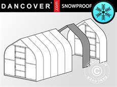 Uitbreiding voor broeikas polycarbonaat TITAN Dome 320, 5m², 2,5x2m, Zilver