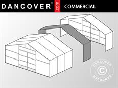 Tuinbouw tunnelkas extensie, 8x2x3,95m, Transparant