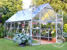 Greenhouse Polycarbonate Balance 8.9 m², Palram/Canopia, 2.44x3.67x2.29 m, Silver