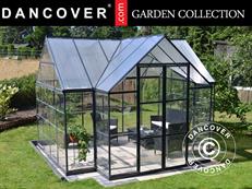 Serre orangerie en polycarbonate VICTORY, 10,41m², Palram/Canopia, 3,66x3,05x2,69m, Gris
