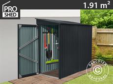 Geräteschuppen, 1,03x1,85x1,9m ProShed®, 1,91m², Anthrazit