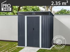 Geräteschuppen mit Oberlicht 1,95x1,21x1,96m, 2,35m², ProShed®, Anthrazit/Weiß