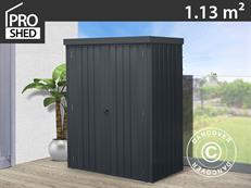 Geräteschuppen, Stahlschrank 1,4x0,81x1,8m, 1,13m², ProShed®, Anthrazit