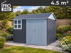 Puutarhavaja, 2,59x1,72x2,22m, 4,45m², ProShed®, Antrasiitti/Valkoinen