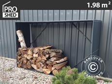 Houtopslag, plantenbak voor buiten 1,8x0,5x1,1m ProShed®, 0,9m², Antraciet