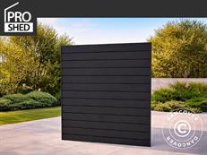 Panneau latéral pour extension d’abri métallique, 1,63x1,84m, ProShed®, Anthracite