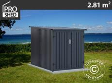 Abri á vélos 1,42x1,98x1,57m ProShed®, 2,81m², Anthracite